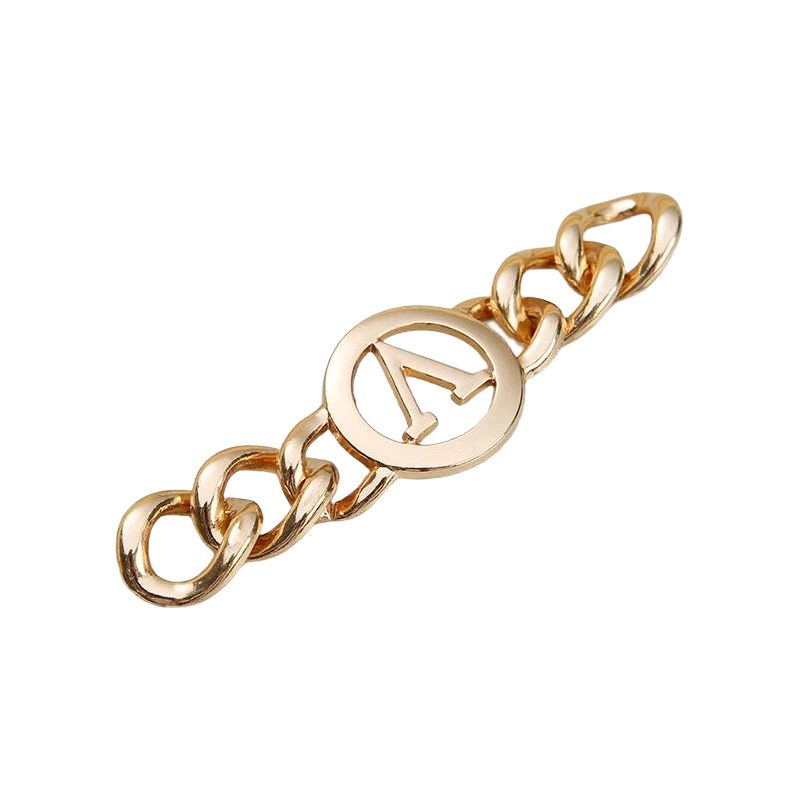 Metal Chain High Quality Buckle Personalized Accessories Zinc Alloy Shoe And Bag Buckle Hardware Chain
